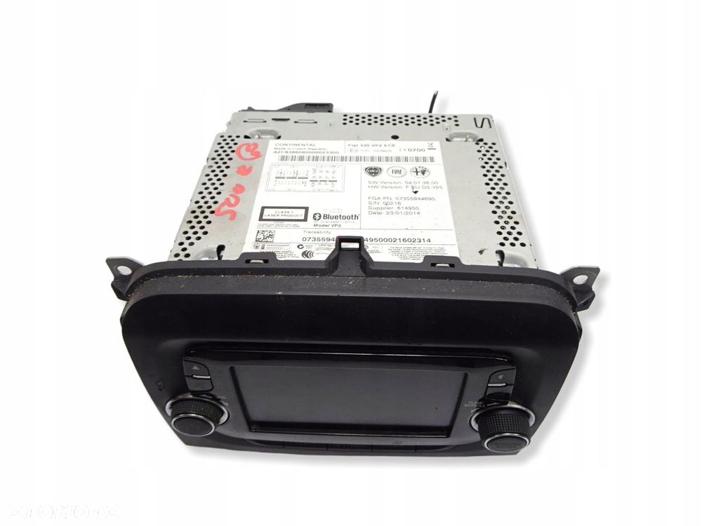 radio cd fiat 500l 07355944690 - 2