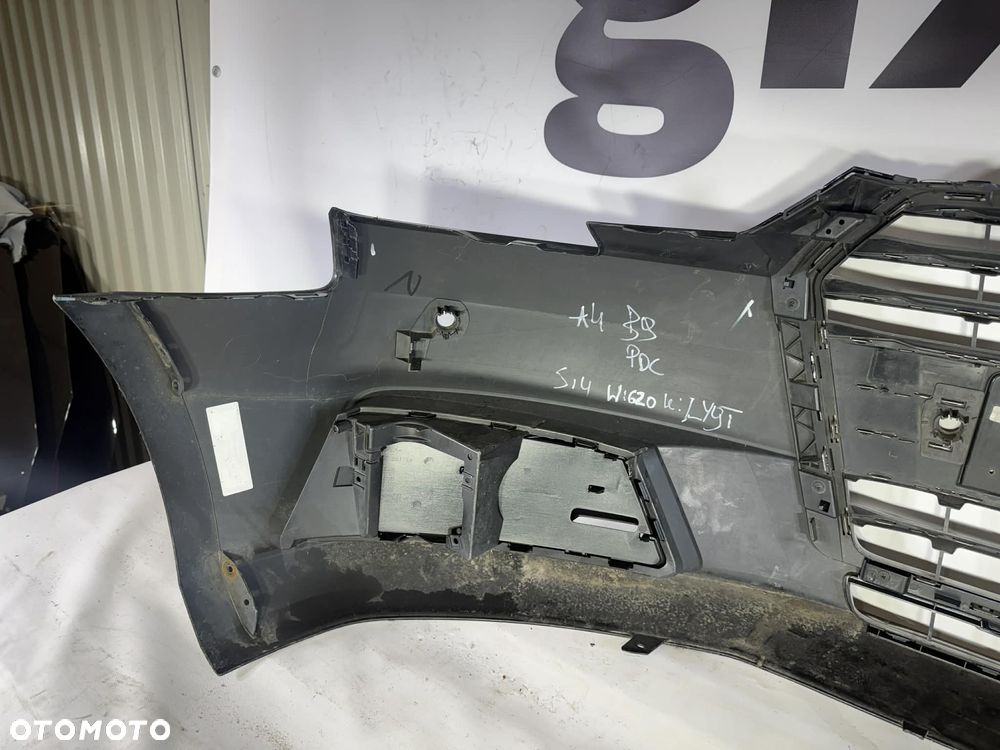 Audi A4 B9 Zderzak Przód Przedni LY9T PDC 8W0807437 15-19 - 9