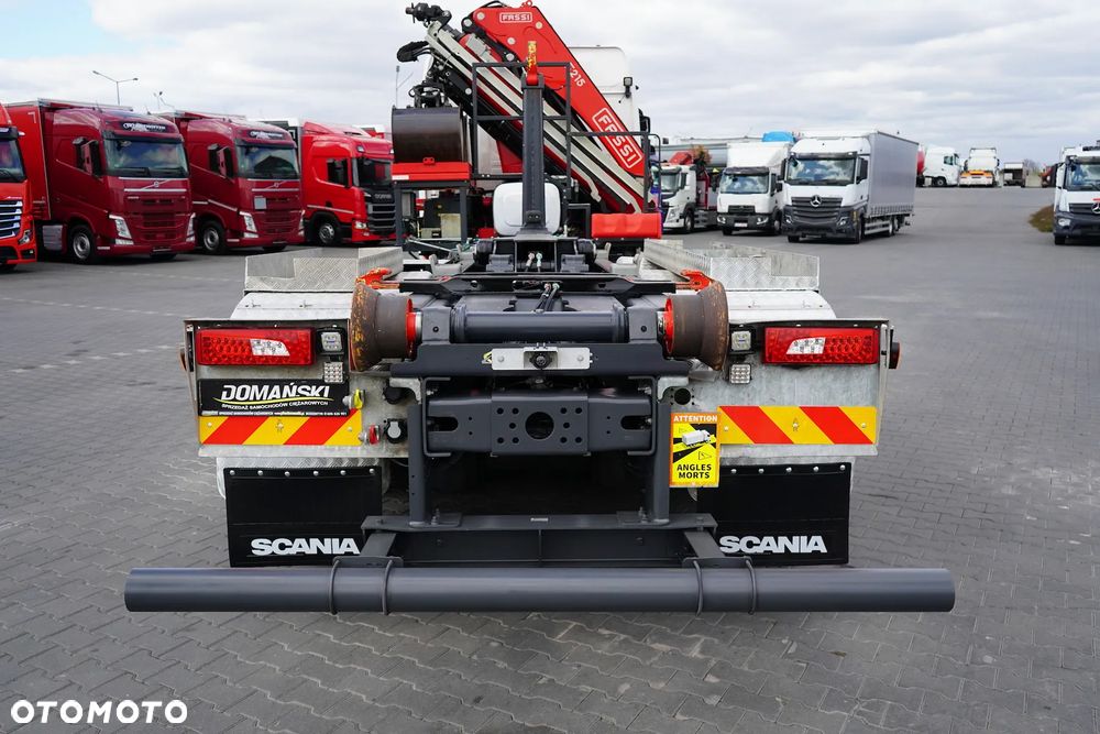 Scania G 410 / E 6 / 8 X 4 / HDS + HAKOWIEC / TRIDEM / CNG / RETARDER / FASSI F 215 - 18