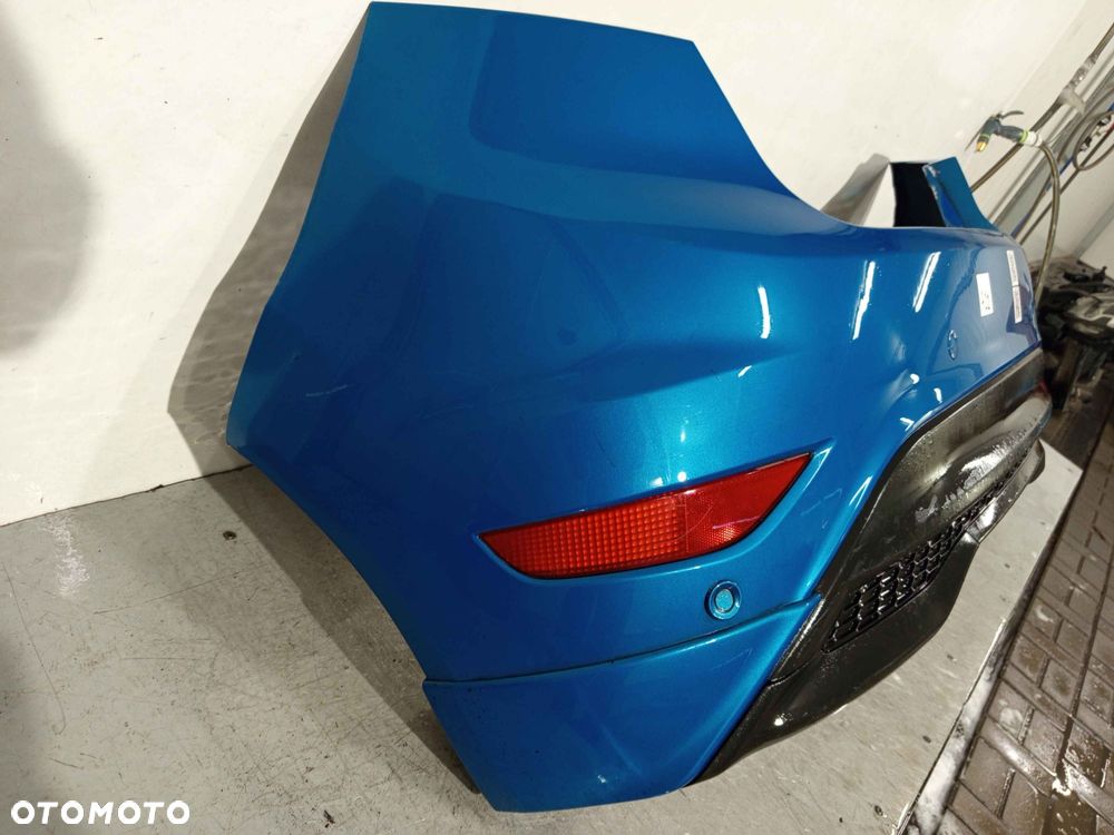 + ZDERZAK TYŁ TYLNY DO FORD FIESTA MK7 7 VII LIFT FL ST SPORT 99 BŁĘKITNY NIEBIESKI PDC CZUJNIKI - 3