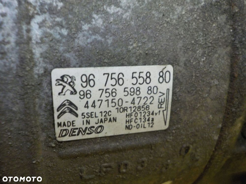 C4 CACTUS PARTNER C3 DS3 1.2 THP 16r HNZ sprezarka klimatyzacji 9675855880 - 6