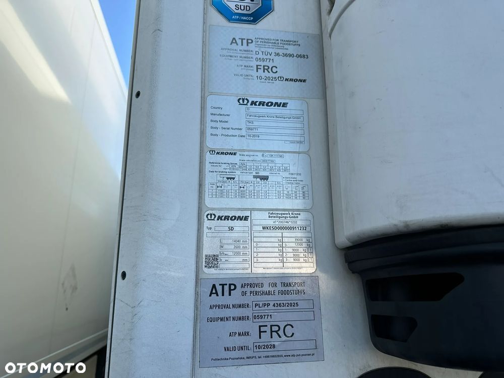 Krone SDR27 6cm Carrier Vector 1550 Data cold 600 - 8