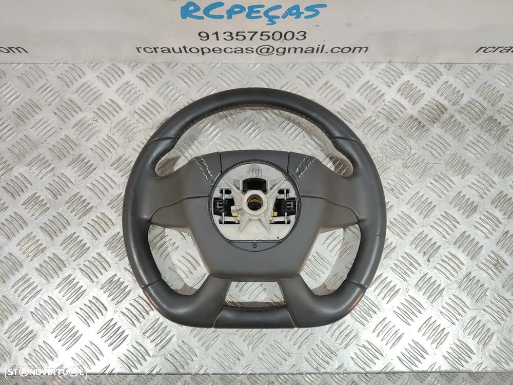 VOLANTE GUIADOR FLAT COMPLETO ORIGINAL CITROEN DS5 DS 5 98002842ZD COMANDOS MULTIFUNÇÕES PELE AIRBAG - 6