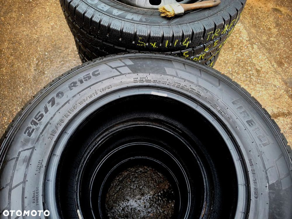 215/70R15C 15 C 109/107S Opony Letnie Lato PIRELLI CARRIER 7mm Legnica ALU-RAD 215/70 - 10