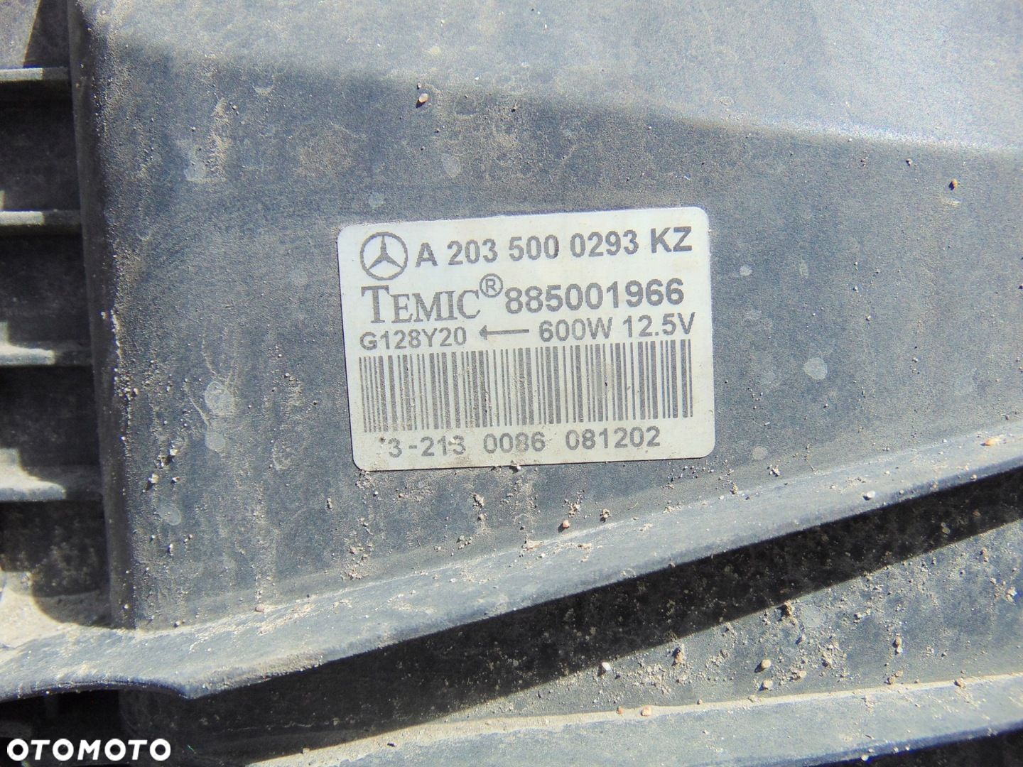 WZMOCNIENIE CZOŁOWE PAS PRZEDNI MERCEDES C KLASA W203 1.8 KOMPRESOR AUTOMAT - 13
