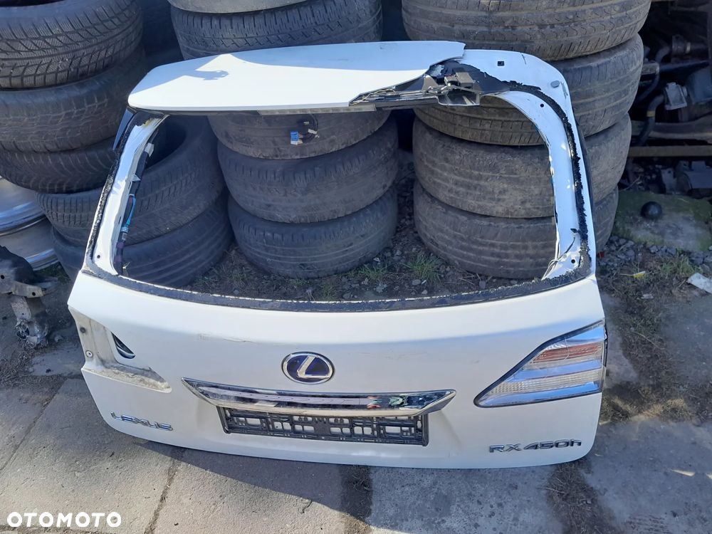 Klapa Bagażnika Lexus RX450H,RX350, 2009-2015R, Biała Perła, kolor 077aR ,077 - 2