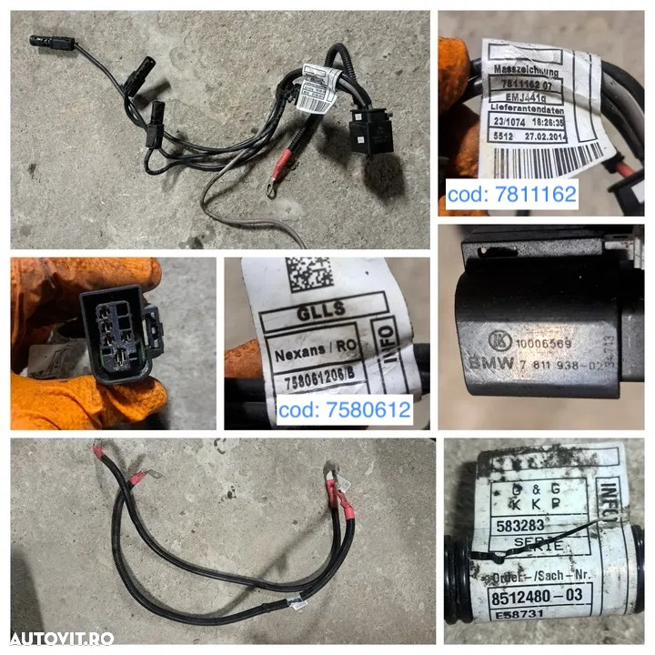 Anexe motor bmw euro 6 N47N N47S1 N47D20C Seria 1 2 3 4 5 6 7 x1 x3 x4 x5 x6 2013-2015 diesel galerie admisie set conducte racire ulei cv alternator furtun retur motorina cablaj motor - 8