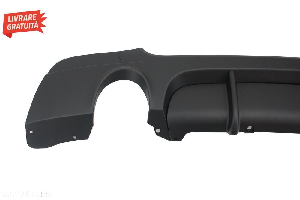 Difuzor Bara Spate Cu Evacuare Dubla BMW 3 Series E92 E93 (2006-2013) M Design- livrare gratuita - 4