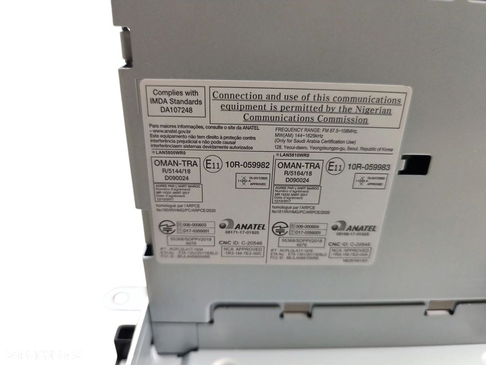 RADIO DACIA LODGY LIFT (2017-2022) 1.5 Blue DCI 115KM 281158378R - 1