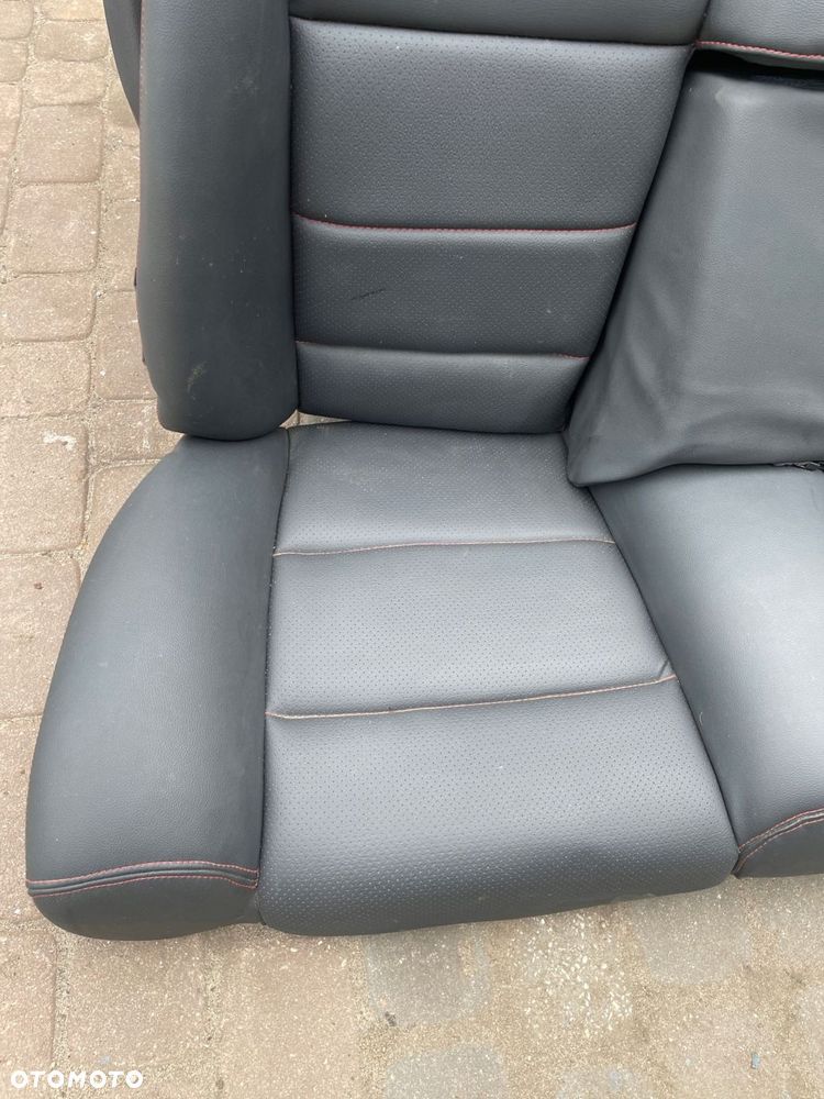 fotele fotel lewy prawy kanapa bmw e36 cabrio skóra czarny obszyte - 15