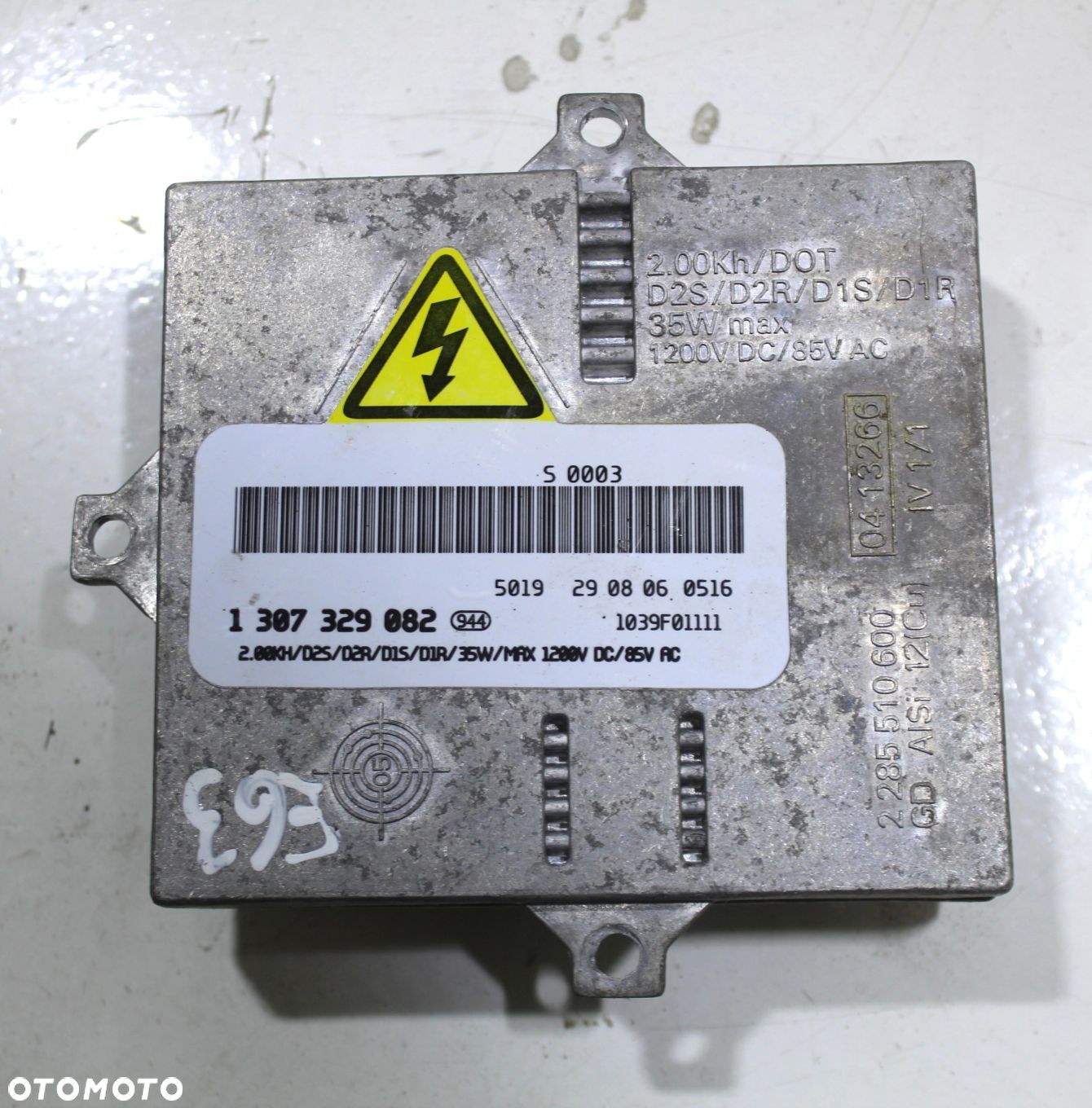 PRZETWORNICA XENON BMW E63 E64 1307329082 - 1
