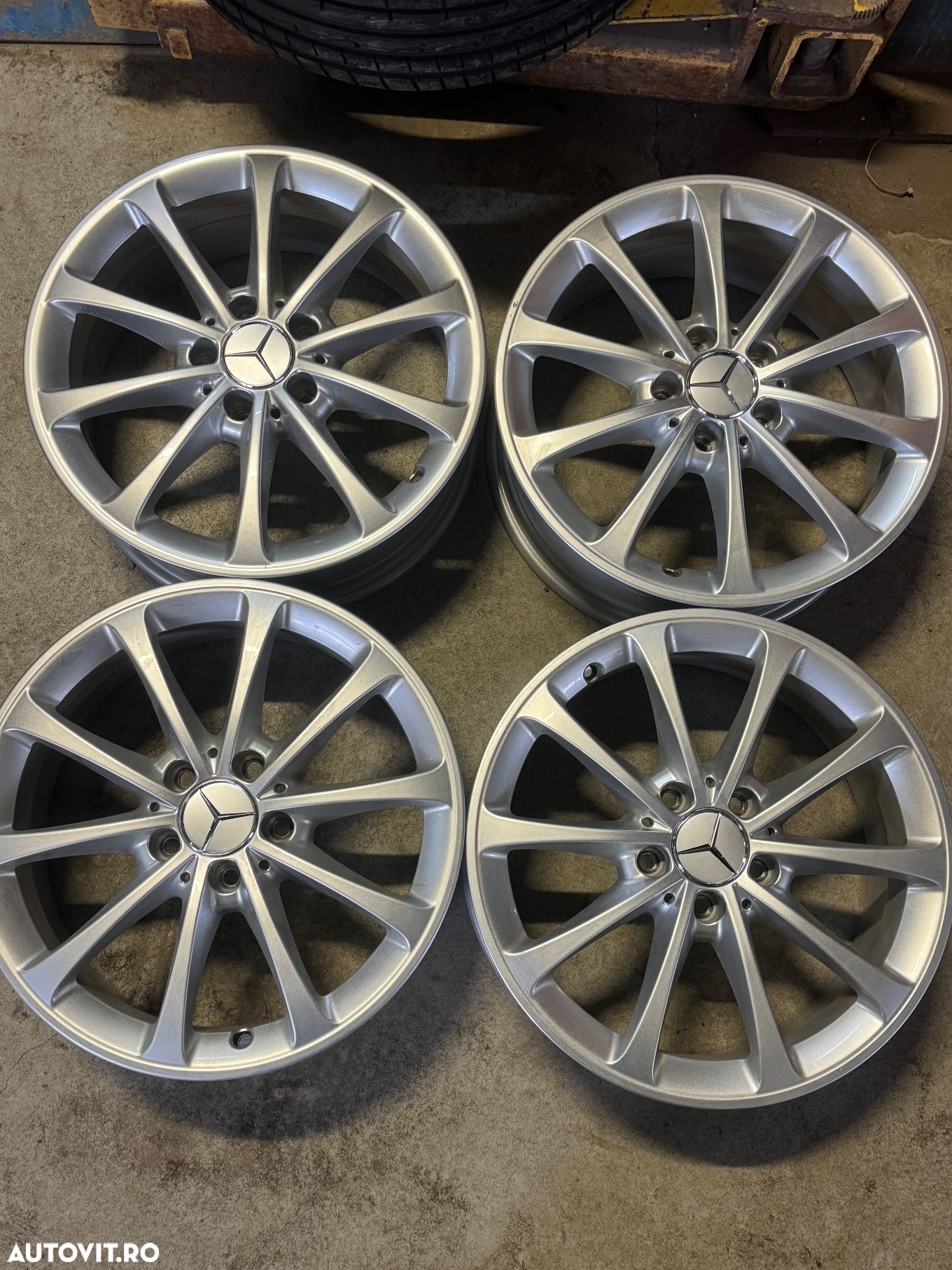Vând jante originale Mercedes A-class,B-class,C-class pe 17” noi - 1