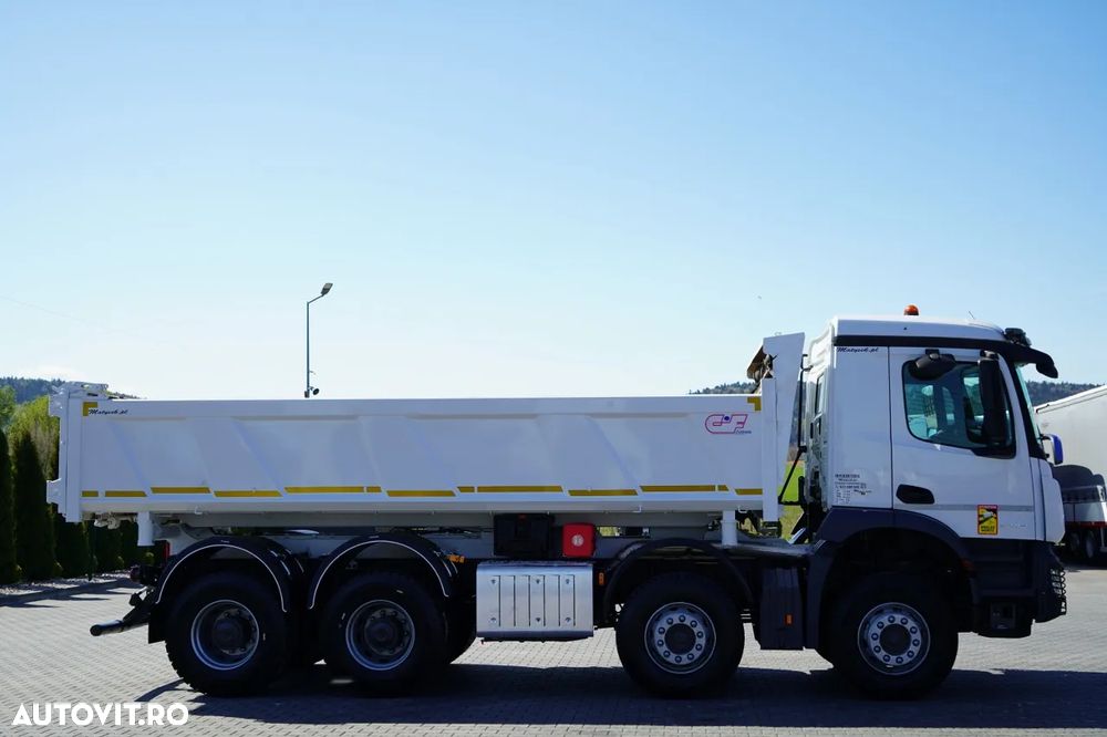 Mercedes-Benz AROCS 3243 / 8x4 / BASCULĂ DUBLU 6,1 M / LOCUL POSTAL HIDRODOXY / BORDMATIC / AUTOMATĂ / ANVELOPE 100% / EURO 6 / - 13