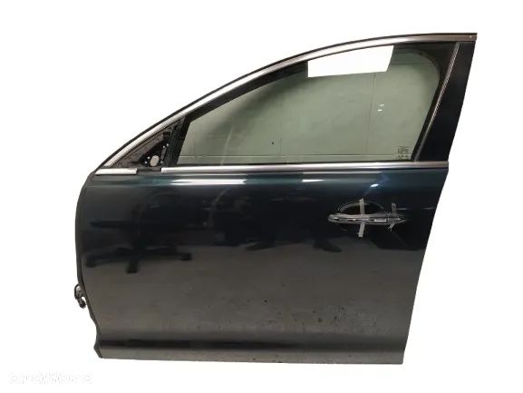 JAGUAR XJ XJR X351 DRZWI LEWY PRZÓD PRZEDNIE Z DOCIĄGIEM SZYBA LOGOWANA KLAMKA ORYGINAŁ