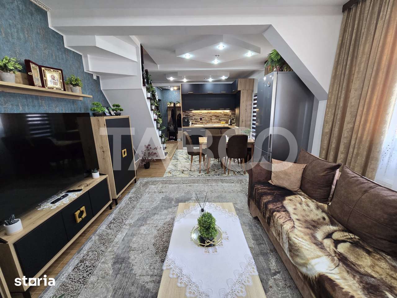 Apartament de vanzare 3 camere balcon mobilat totul nou Mihai Viteazul — fotografia 1