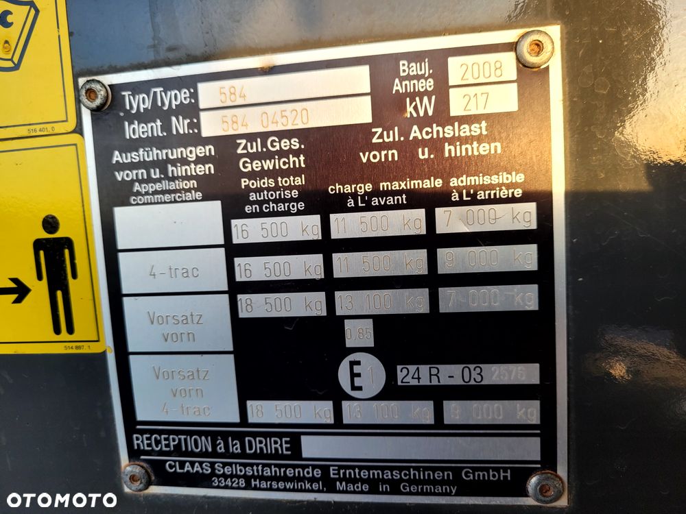 Claas LEXION 540 heder Vario V660 - 24