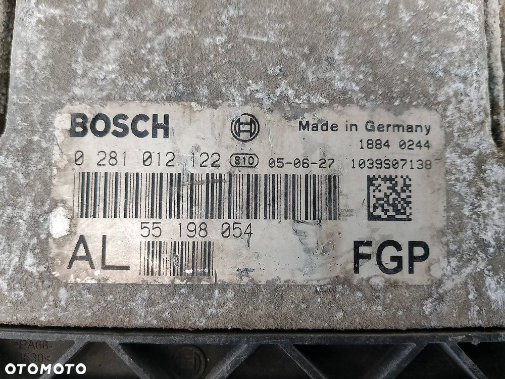 KOMPUTER, STEROWNIK OPEL ASTRA H 55198054AL   0281012122 1.9 CDTI - 5