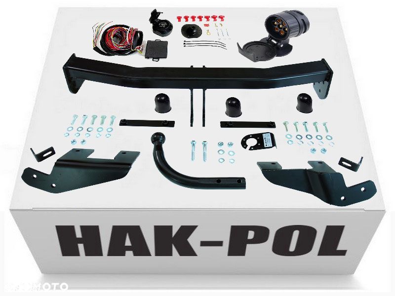 hak holowniczy+MODUŁ13PIN VOLKSWAGEN VW CADDY 3+4 - 7