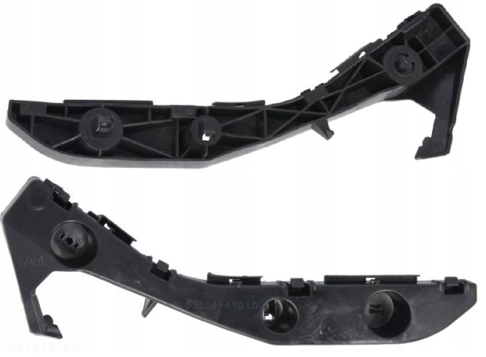 Toyota PRIUS 2003 - 2009 ślizg mocowanie uchwyt zderzaka przód LEWY - 1