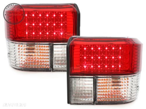 Stopuri LED VW T4 (1990-2003) Cristal Rosu- livrare gratuita - 1