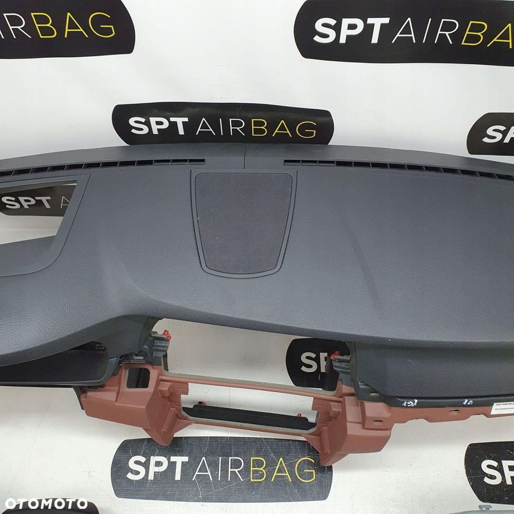 BMW F11 F10 DESKA ROZDZIELCZA KONSOLA KOKPIT PULPIT PODUSZKI AIRBAG AIR BAG NAPINACZE KIT SET - 3