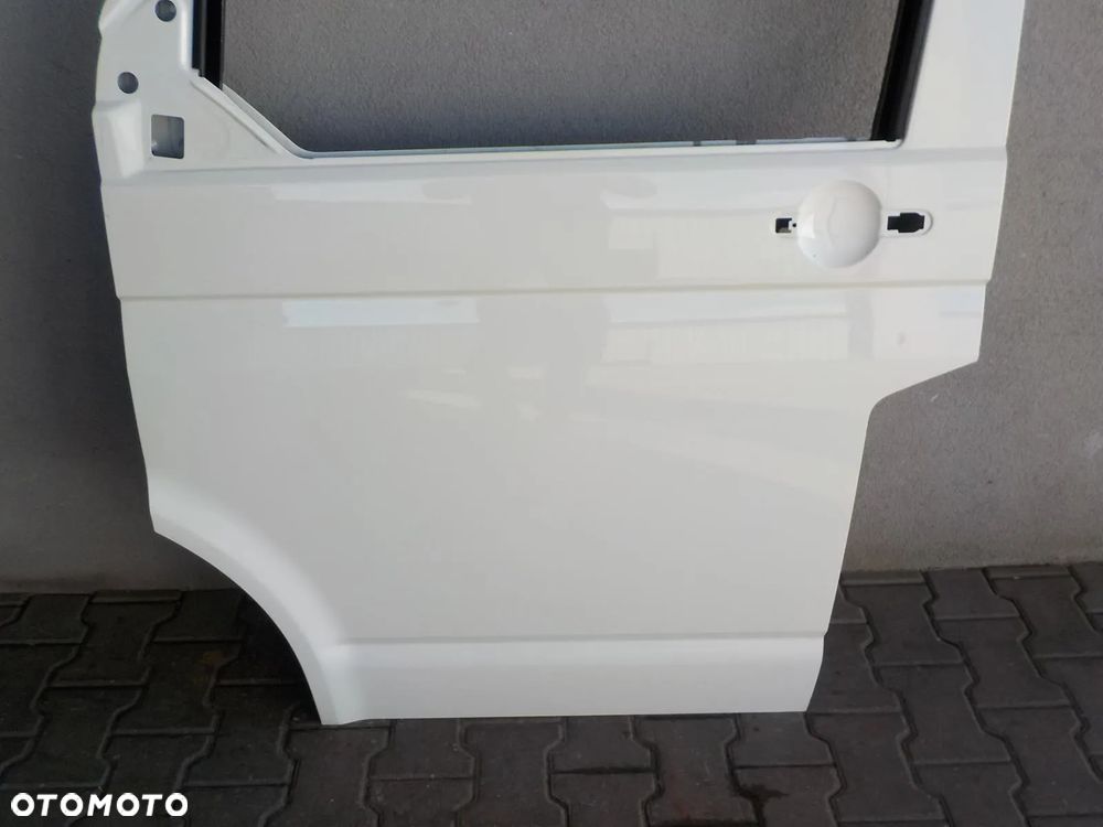 VW T5 DRZWI LEWE PRZÓD BIAŁE LB9A ZDROWE - 2