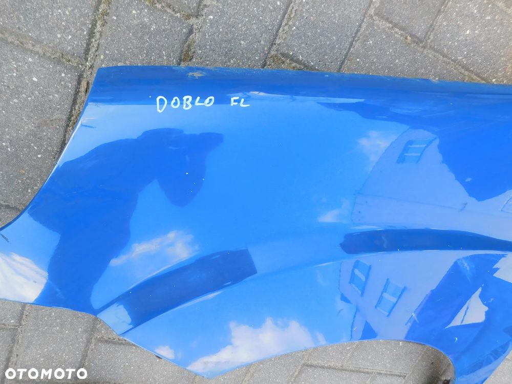 błotnik lewy przód FIAT DOBLO I LIFT FL niebieski - 3