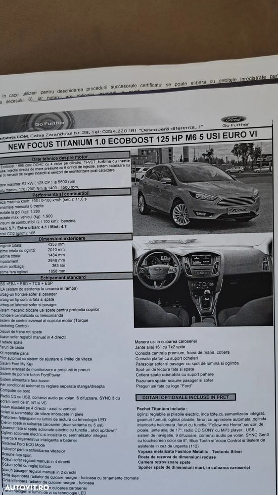 Ford Focus 1.0 EcoBoost Titanium - 24