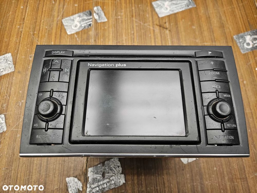 Radio 2 DIN 8E0035192 BX Radioodtwarzacz Navigation Plus Audi A4 B6 B7 Oryginalne z Kodem - 2