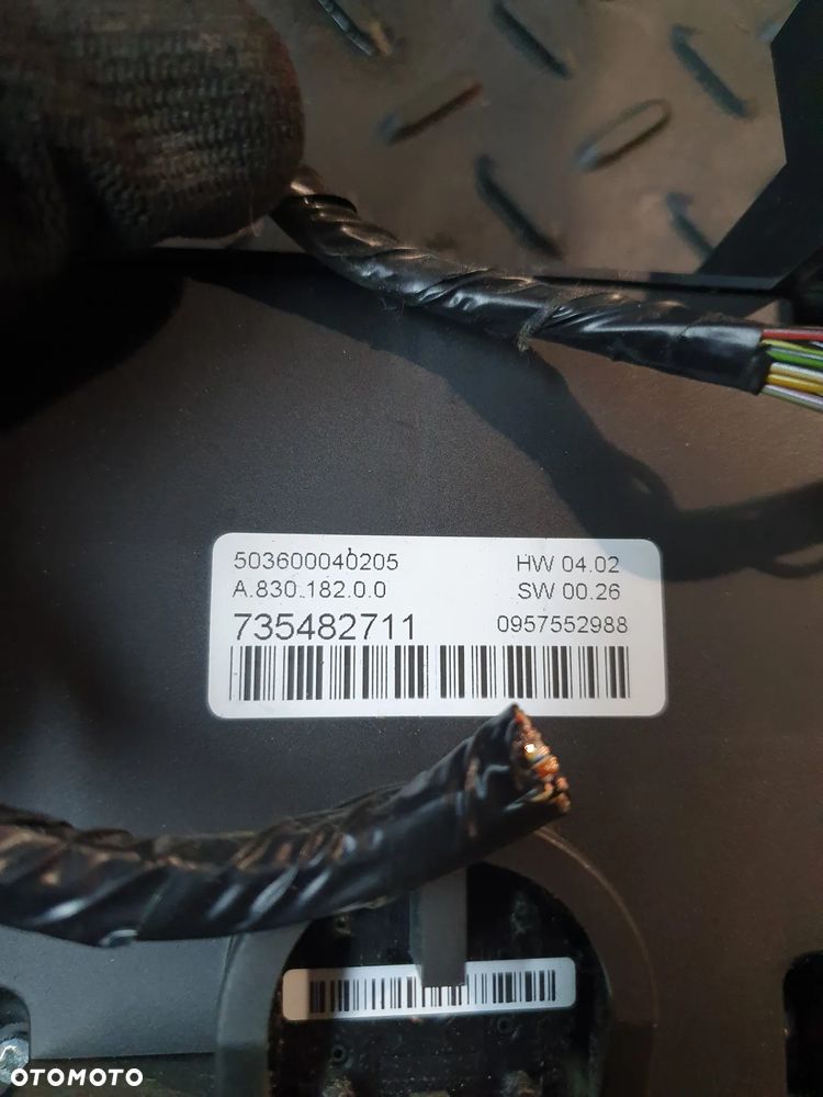 PANEL NAWIEWU KLIMATYZACJI FIAT BRAVO II 735482711 + WTYCZKI INSTALACJA - 5