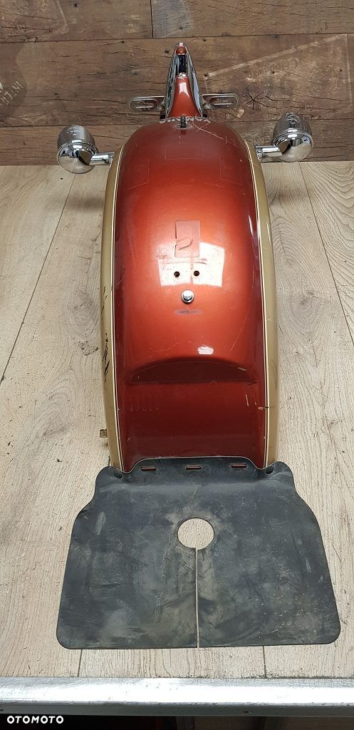 Błotnik tył daszek lampa kierunkowskazy Yamaha XVS650 Drag Star Classic - 12