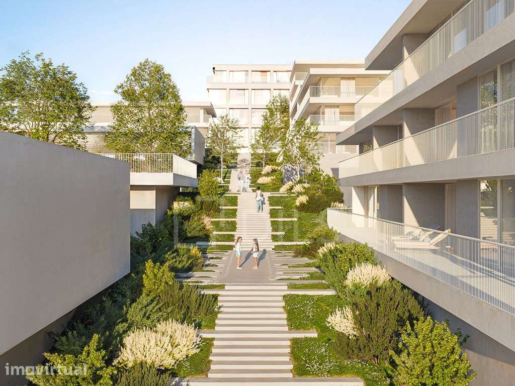 Apartamento T4 com varanda, em condomínio fechado, em Gondomar - Grande imagem: 2/56