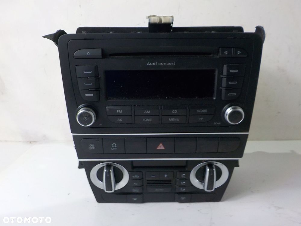 A3 II 8P KONSOLA ŚRODKOWA RADIO KOSZ PANEL 2 DIN - 1