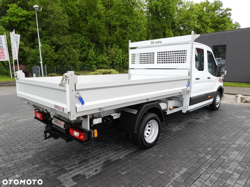 Ford TRANSIT WYWROTKA PODWÓJNA KABINA DOKA 6 MIEJSC TEMPOMAT KLIMATYZACJA BLIŹNIACZE KOŁA  170KM - 14