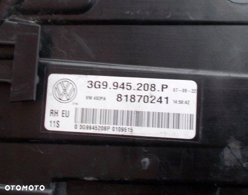 VW PASSAT B8 LIFT KOMBI PRAWA TYLNA LAMPA ORYGINAŁ 3G9945208P - 3
