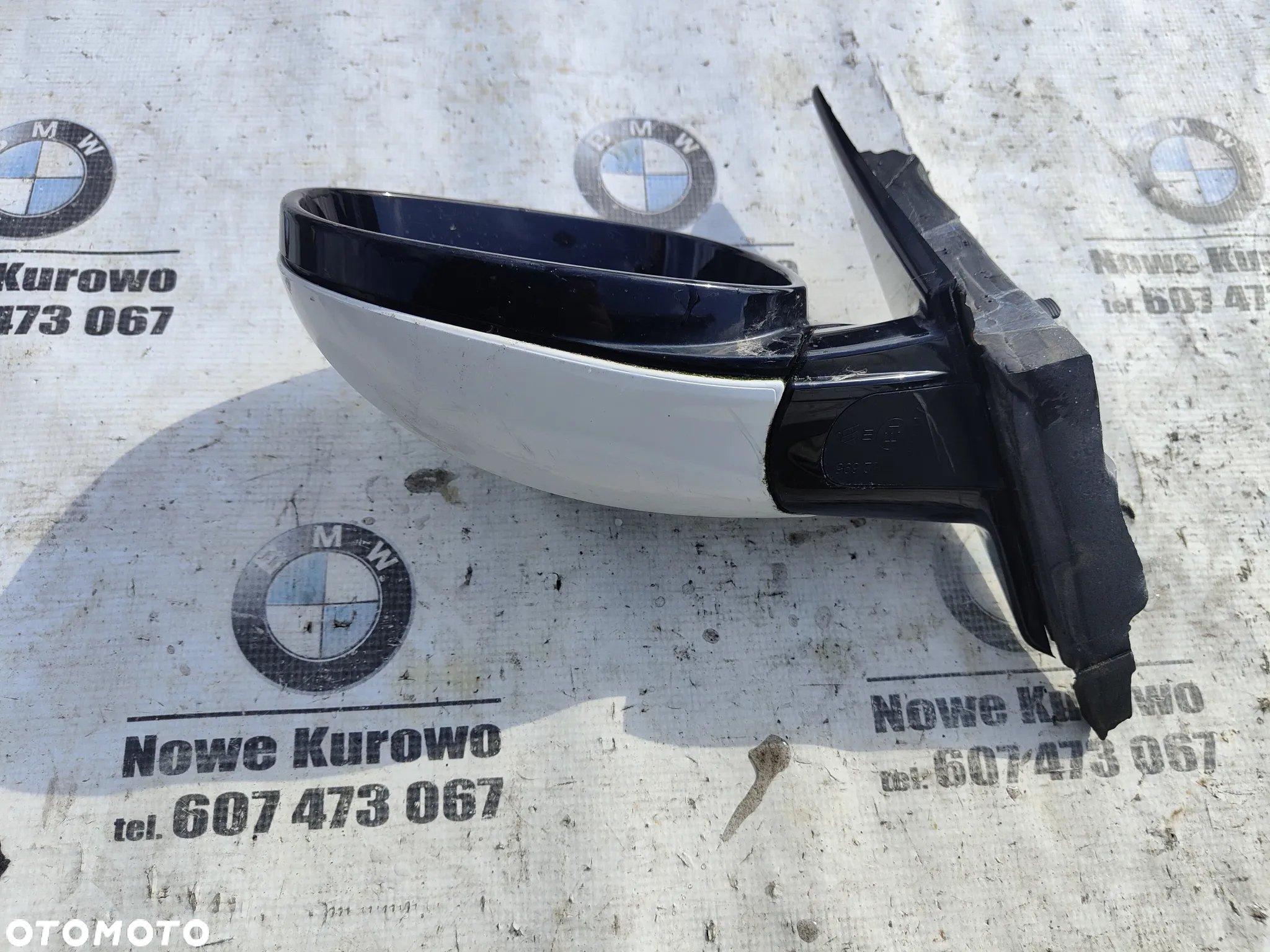 BMW E90 E91 LCI lifting Lusterko lewe M-Pakiet Alpinweiss 5 pin - 5