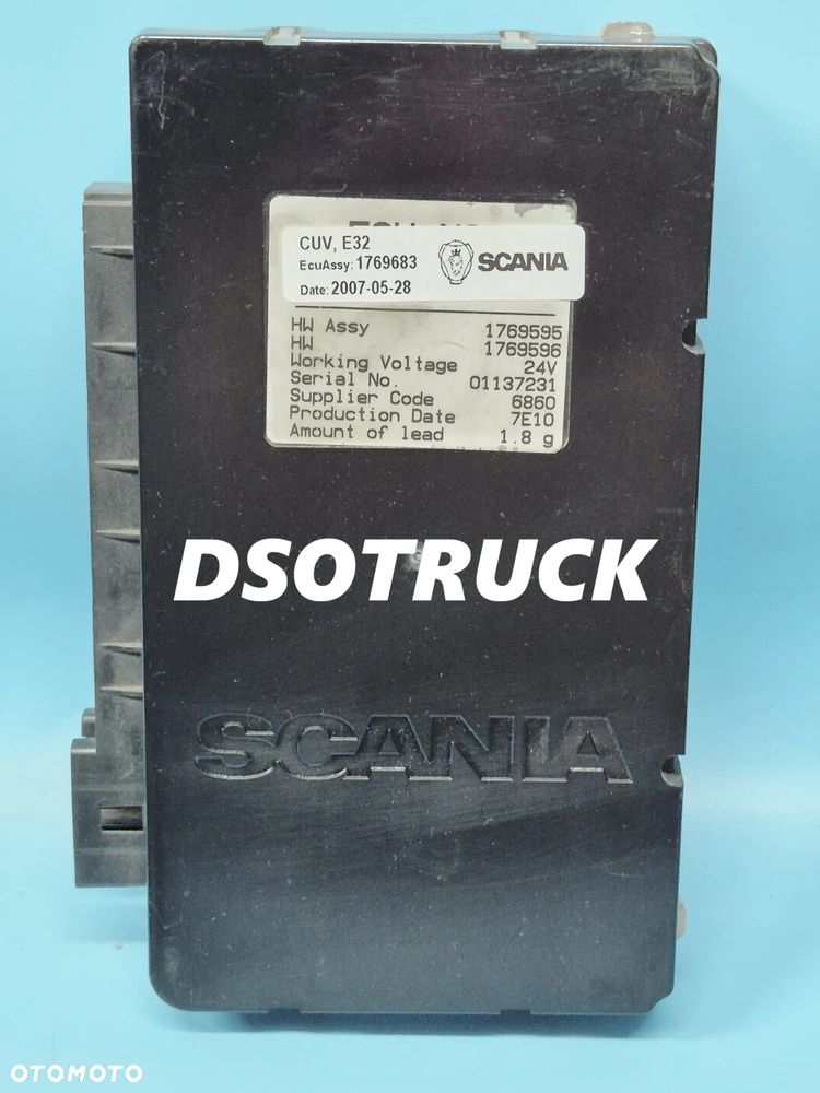 STEROWNIK KOMPUTER SWIATEL CUV SCANIA R 1769683 - 1