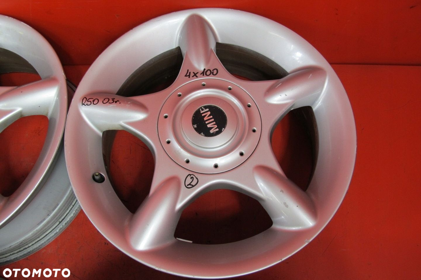 MINI ONE COOPER R50 FELGI ALUMINIOWE 16 6.5J ET48 4x100 1512348 KOMPLET - 4