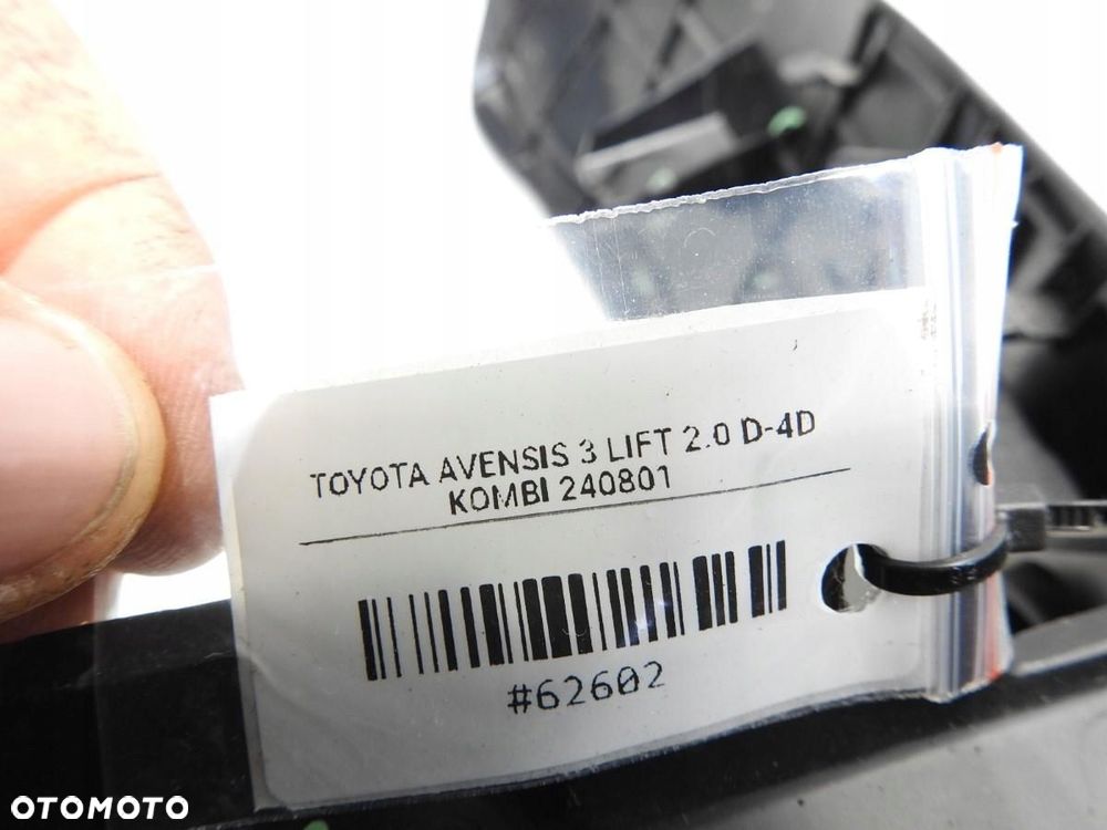TUNEL PODŁOKIETNIK TOYOTA AVENSIS III T27 KOMBI 58923-05060 - 5