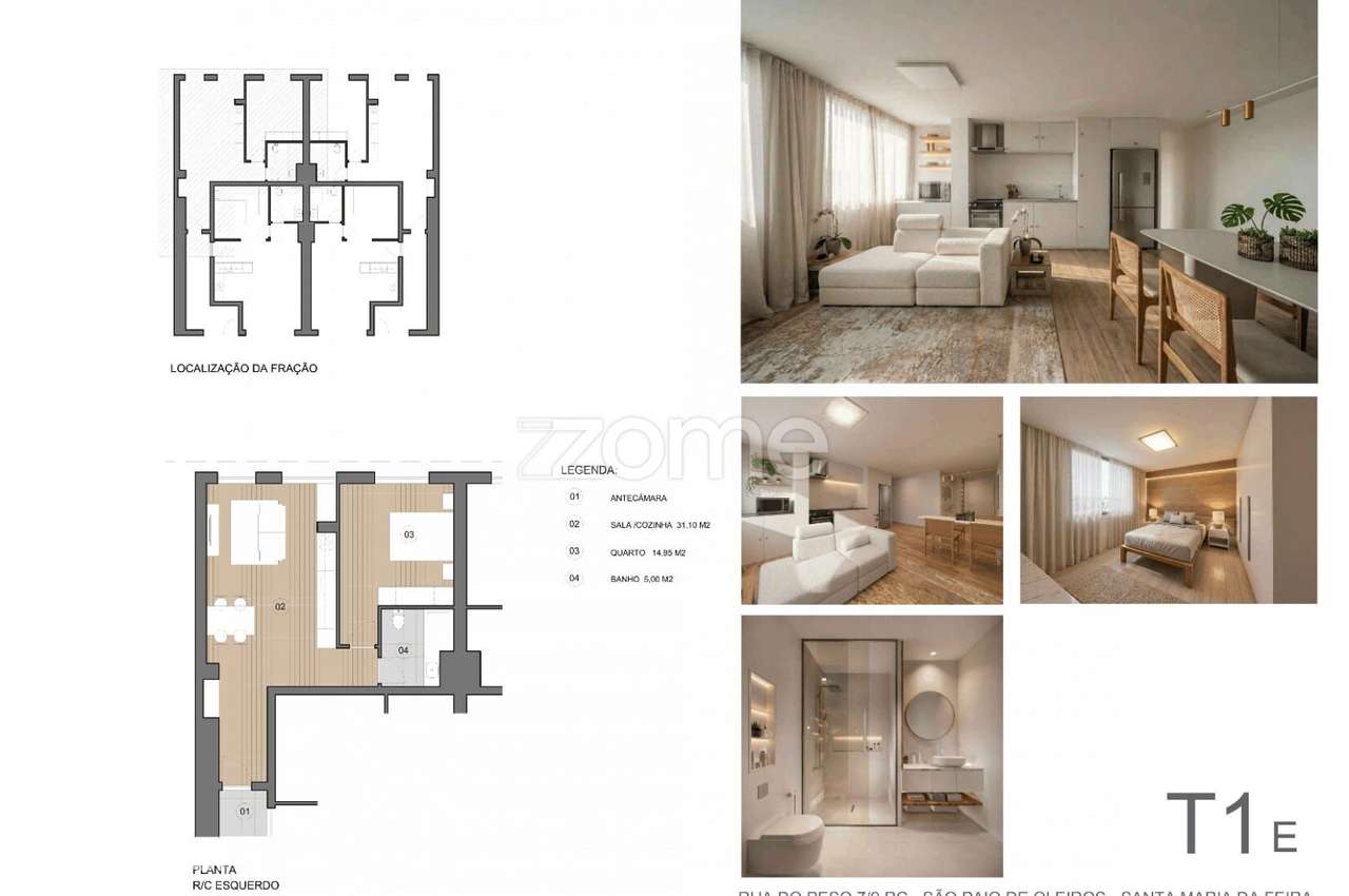 Apartamento T1E Novo e Totalmente Equipado - Grande imagem: 2/18