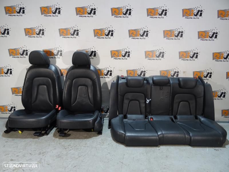 Conjunto De Bancos Audi A4 (8K2, B8)  Bancos Audi A4 B8 Sedan Em Pele - 1