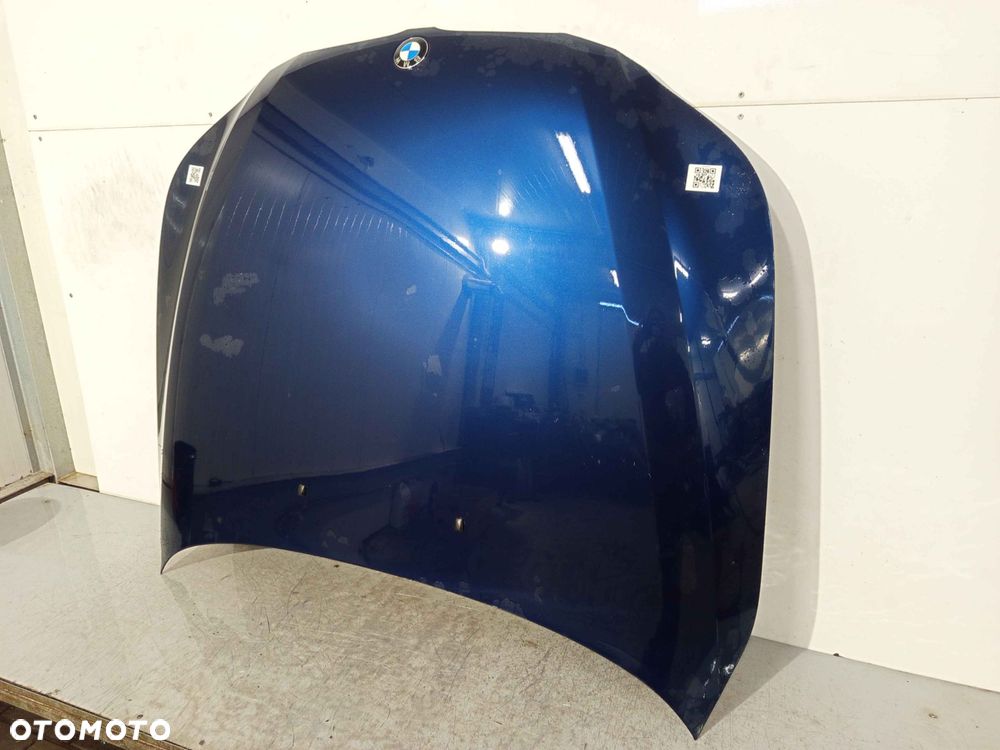 + MASKA POKRYWA SILNIKA BMW E60 E61 SERIA 5 TIEFSEEBLAU METALLIC GRANAT GRANATOWA - 2