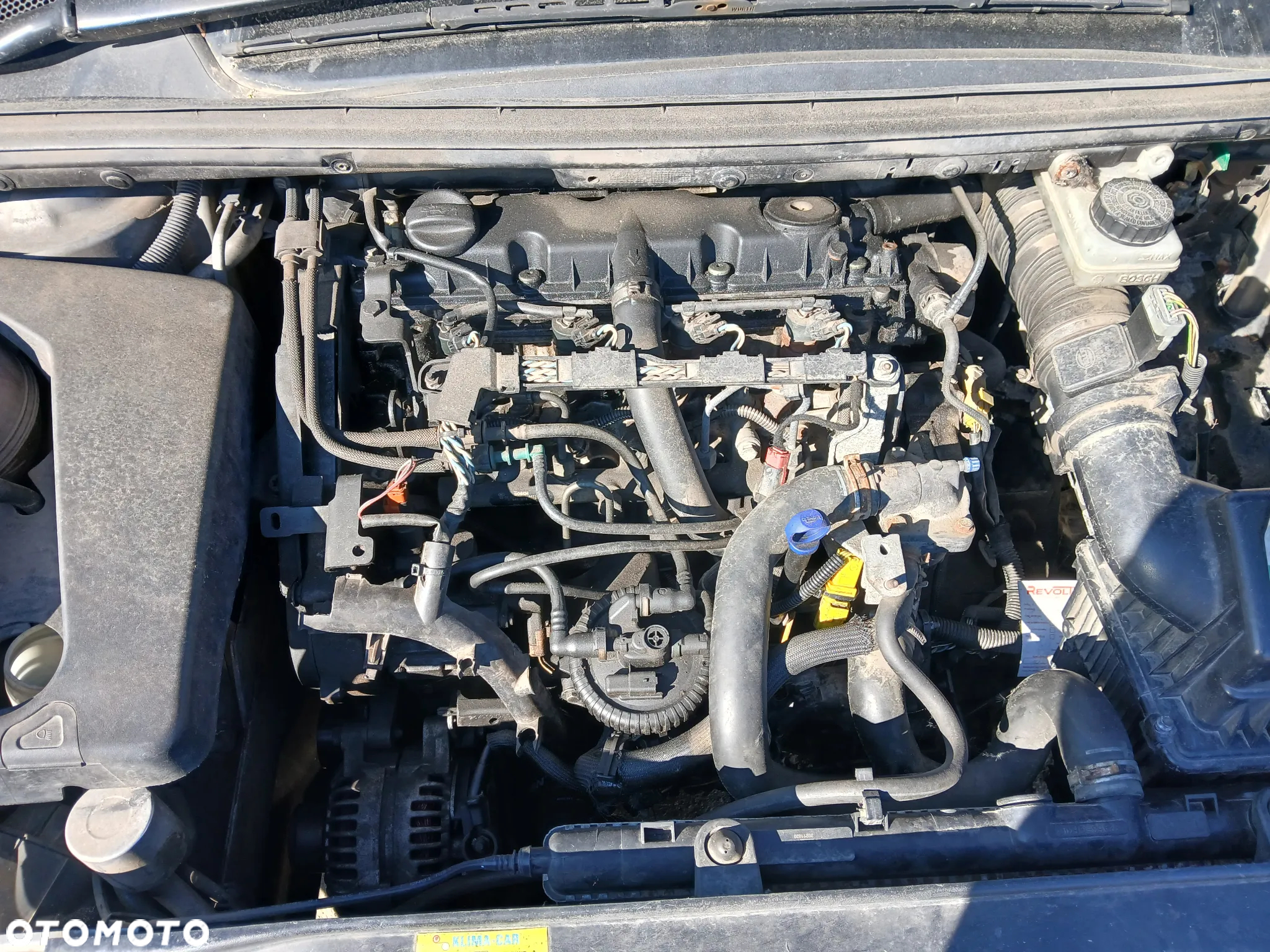 peugeot 307  silnik 2.0 HDI skrzynia napęd sanki belka wahacz wahacze zacisk zaciski zwrotnica piasta - 2