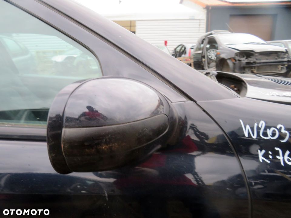 LUSTERKO ELEKTRYCZNE PRAWE C-KLASA W203 768 A2038106476 CZARNY MERCEDES 2000-2007 - 2
