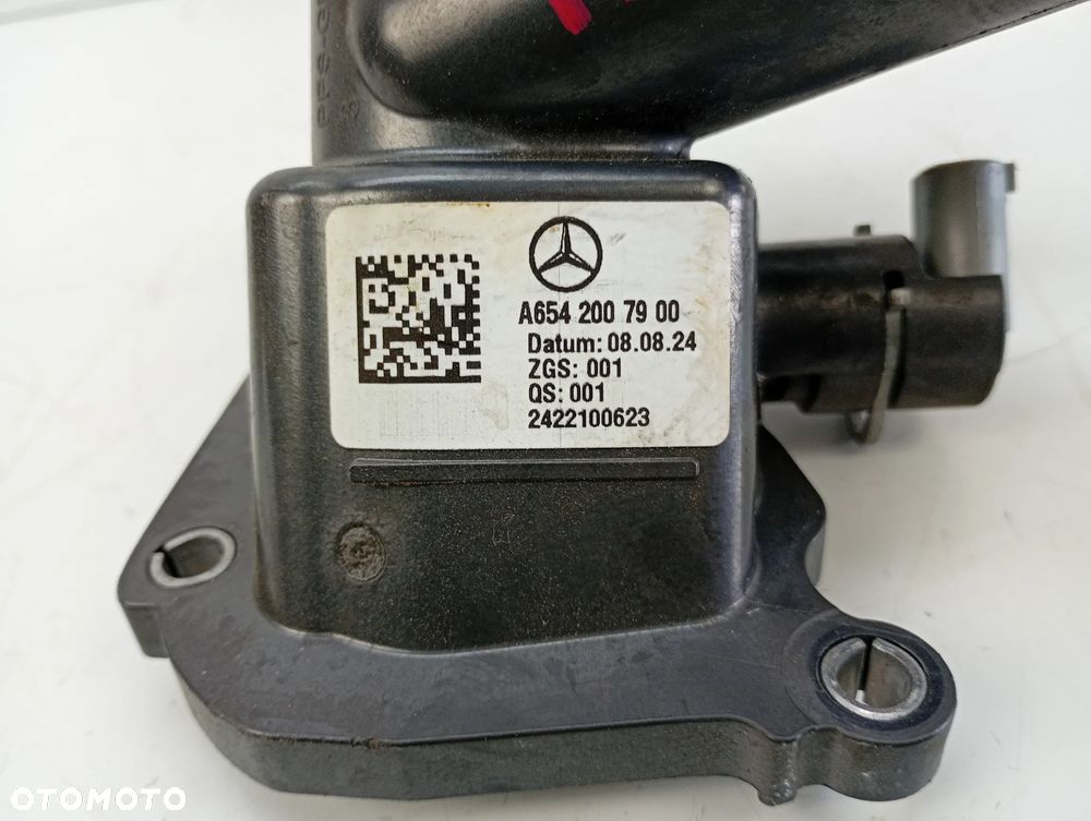 obudowa termostatu króciec trójnik mercedes sprinter W907 E klasa W213 W205 A6542007900 - 5
