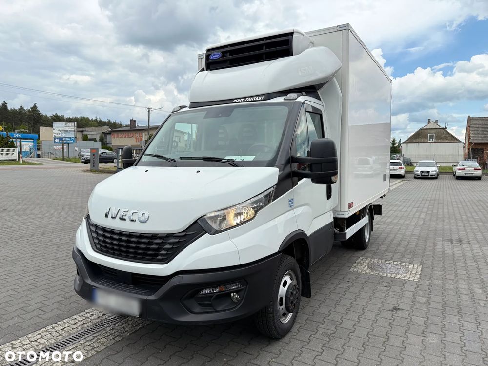 Iveco Daily 50C16 3.0 Bliźniaki Kontener 3x Drzwi Chłodnia Mroźnia Carrier Xarios 500 Jeden Właściciel - 1