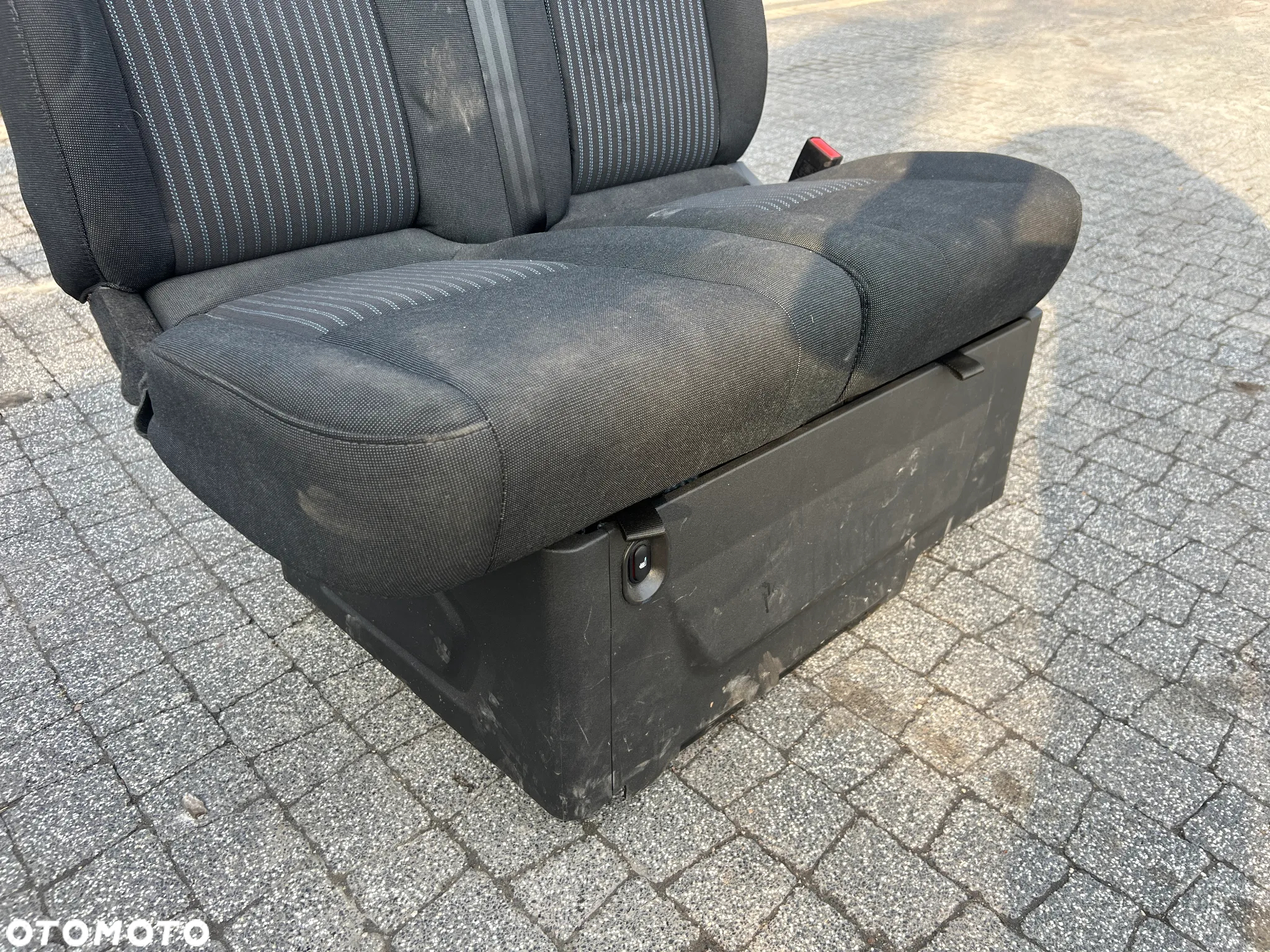 KANAPA FOTEL FOTELE ŁAWKA DWÓJKA FORD TRANSIT MK8 PODGRZEWANE - 8