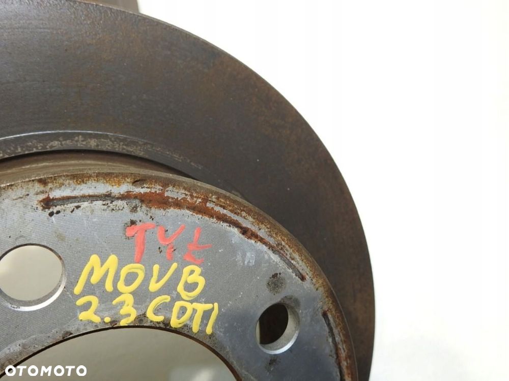 TARCZ TARCZE HAMULCOWE TYŁ OPEL MOVANO B 2.3 CDTI - 2