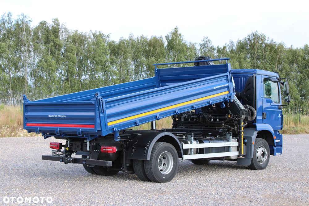 MAN TGM 15.290 Nowy 3-stronny WYWROT Żuraw HDS Hiab 099 BS-2 HiDuo Sterowanie radiowe 5,6 funkcja Kiper Wywrotka - 20