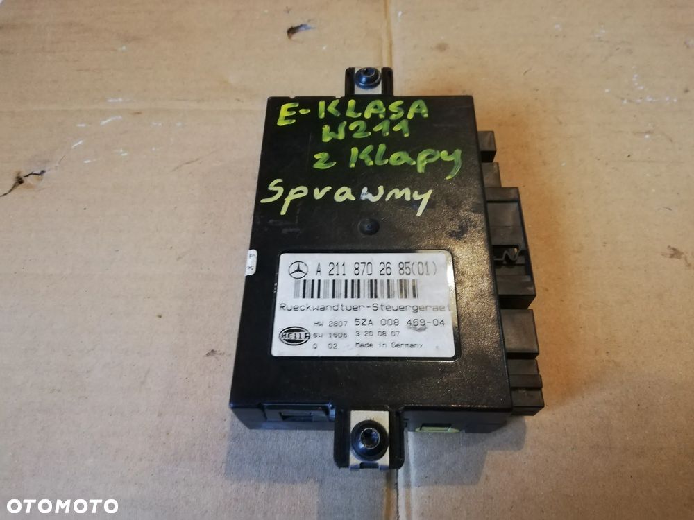 MERCEDES W211 MODUŁ KOMPUTER STEROWNIK KLAPY BAGAŻNIKA A2118702685 - 1